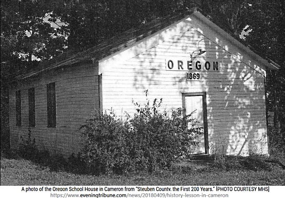 Oregon School House in Cameron, NY