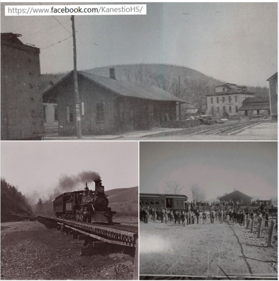 Railroad Depot in Canisteo