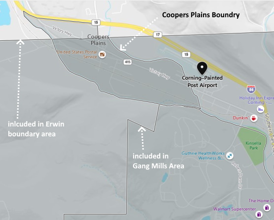 Coopers Plains Boundry Map