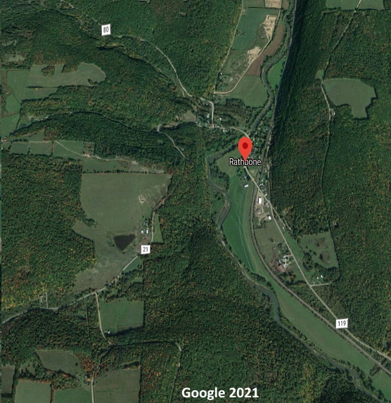 Rathbone Map - West of the Town in the Country