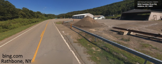 Rathbone Road Work Area [equipment and dirt storage]