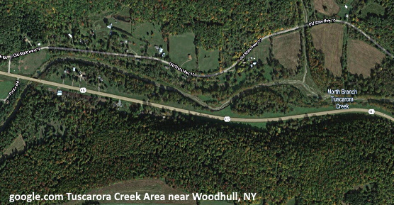 Tuscarora Creek Map