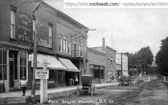 Woodhull, NY in horse and buggy time period