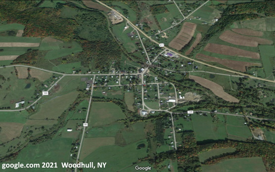Woodhull Town Map